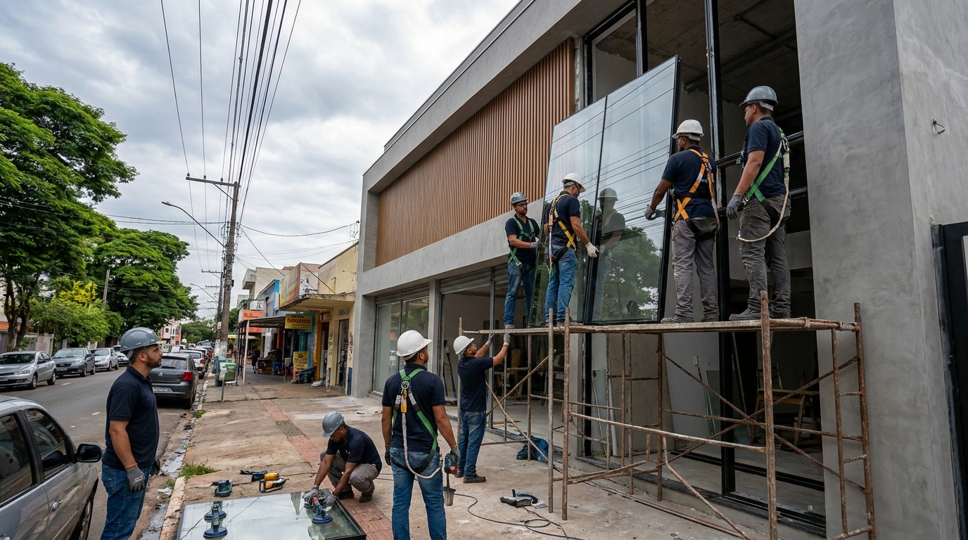 Fachada de Vidro em Taboão da Serra‑SP